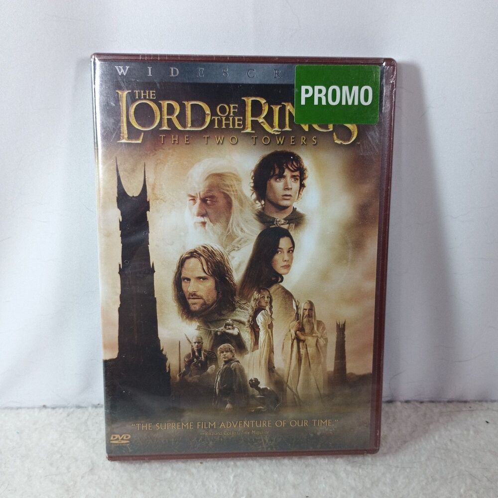 Lord of the Rings The Two Towers DVD Promo Widescreen 2 Disc Sealed New Sealed